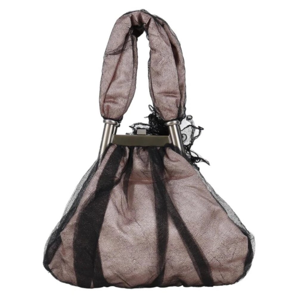 CHANEL Hand Bag Nylon Pink CC